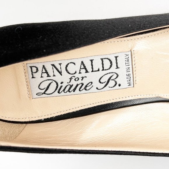 New PANCALDI for Diane B. Satin Pointed Toe Mid Low Heels Wedding Guest Formal - Picture 4 of 9
